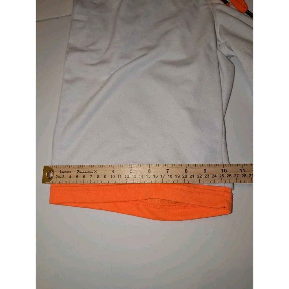 Southpole‎ Shorts Mens S White Orange  Authentic Collection Fleece   Y2K Style